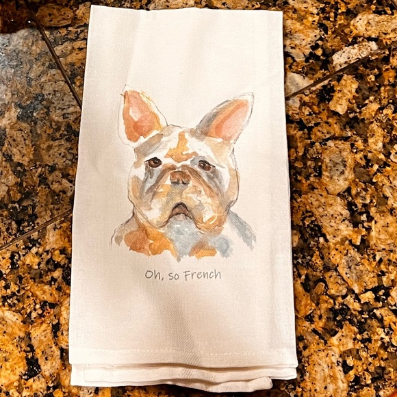 French Grafitti Other - French Bulldog Tea/Dish Towel